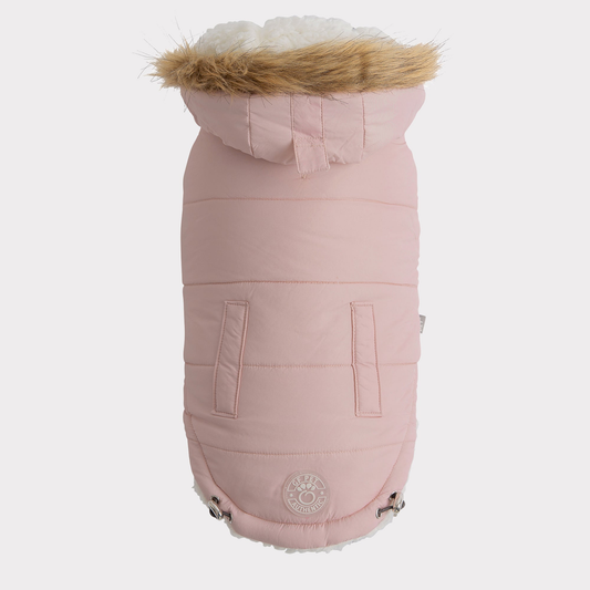 TD GF Luxury Classic Pet ElastoFit Urban Dog Parka XXL Solid Pattern Fleece Trench Coat for Autumn Winter Pet Clothes Accessory