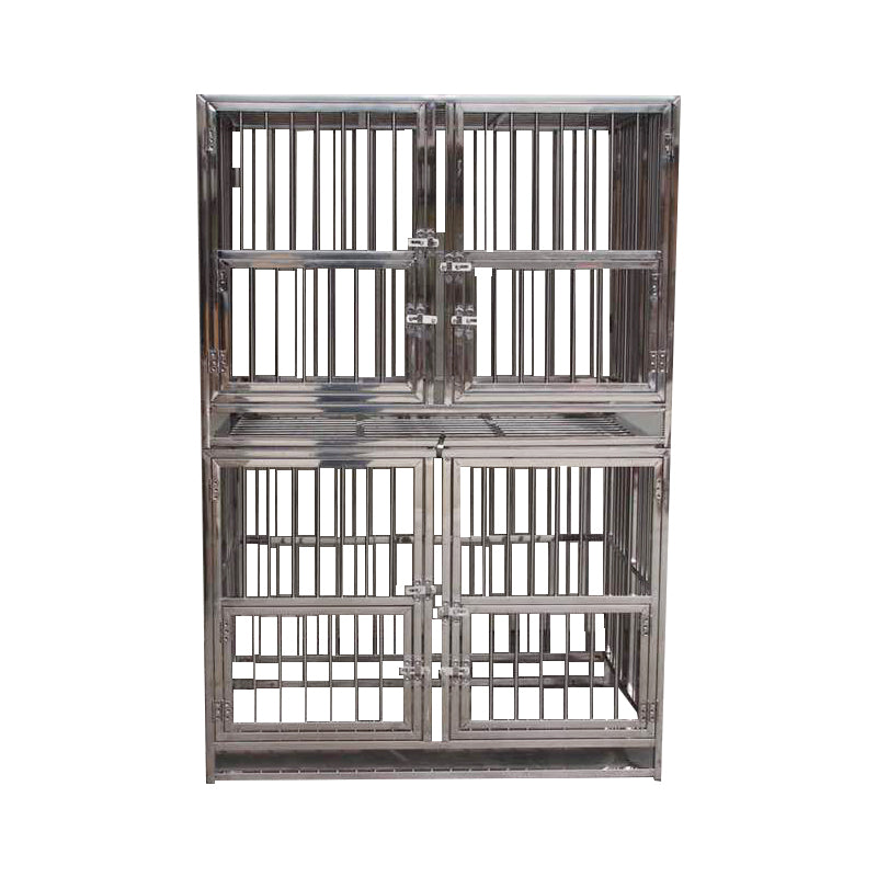 United States WAREHOUSE 7 DAYS to DOOR Metal and Glass Puppy Whelp Ing Box Large Aluminum Dog Elevated Whelp Ing Box with Fence