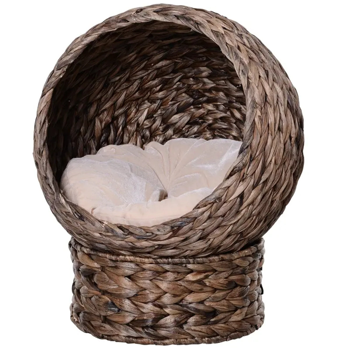19.75" L X 16.5" W X 23.5" H cat Bed with Upholstered, cat Basket Bed cat House