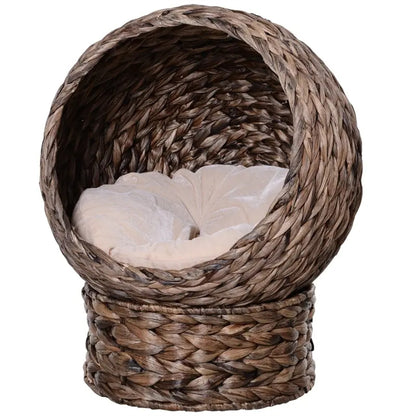 19.75" L X 16.5" W X 23.5" H cat Bed with Upholstered, cat Basket Bed cat House