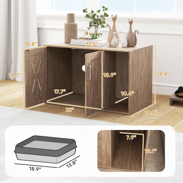 Cat Litter Box Cat Litter Box Enclosure