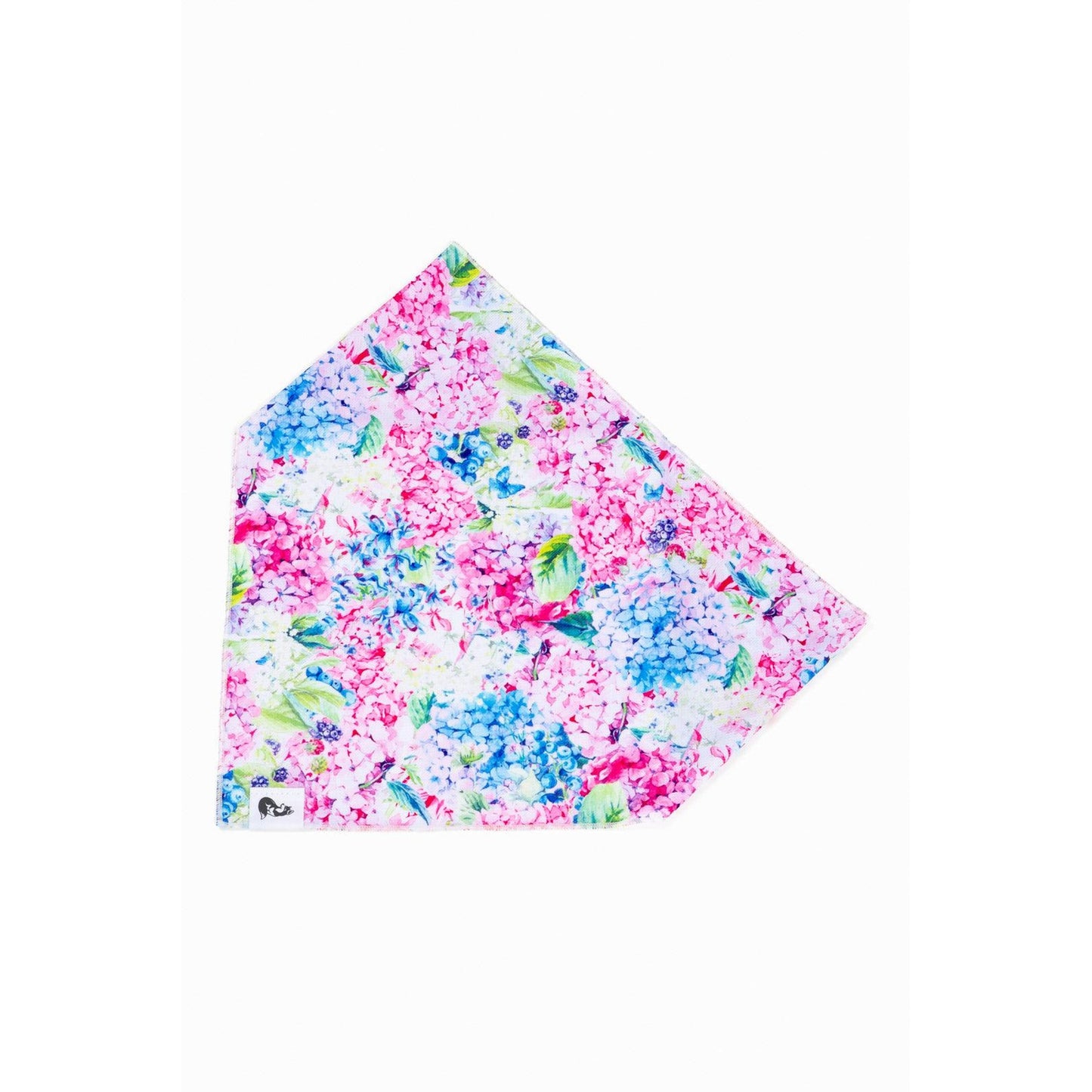TD Hydrangea Haven Dog Bandana Stylish Pet Clothes for Canine Comfort