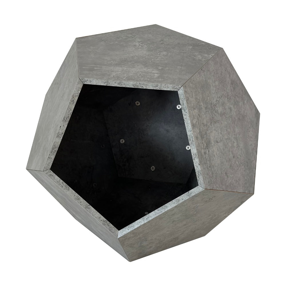 25.98"Modern Pet Furniture Cat Carrier  Side Table, Sofa Side Table, Planter MDF Multifunctional Furniture, Cement Gray
