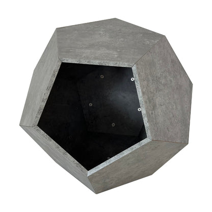 25.98"Modern Pet Furniture Cat Carrier  Side Table, Sofa Side Table, Planter MDF Multifunctional Furniture, Cement Gray