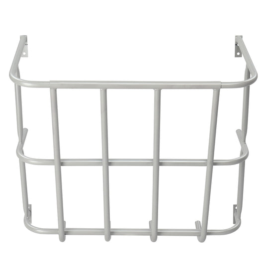 Large Capacity Hay Feeder, Heavy-Duty Steel Goat Hay Rack, 22.8" Long Wall Mounted Horse Hay Holder
