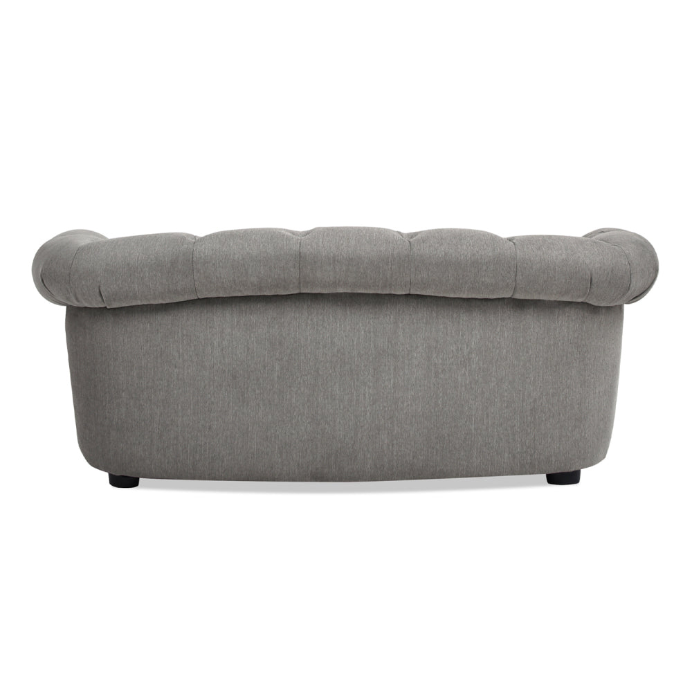 36.5" Chesterfield Dog Sofa Bed, Medium, Uptown Gray Stain Resistant High Performance Polyester