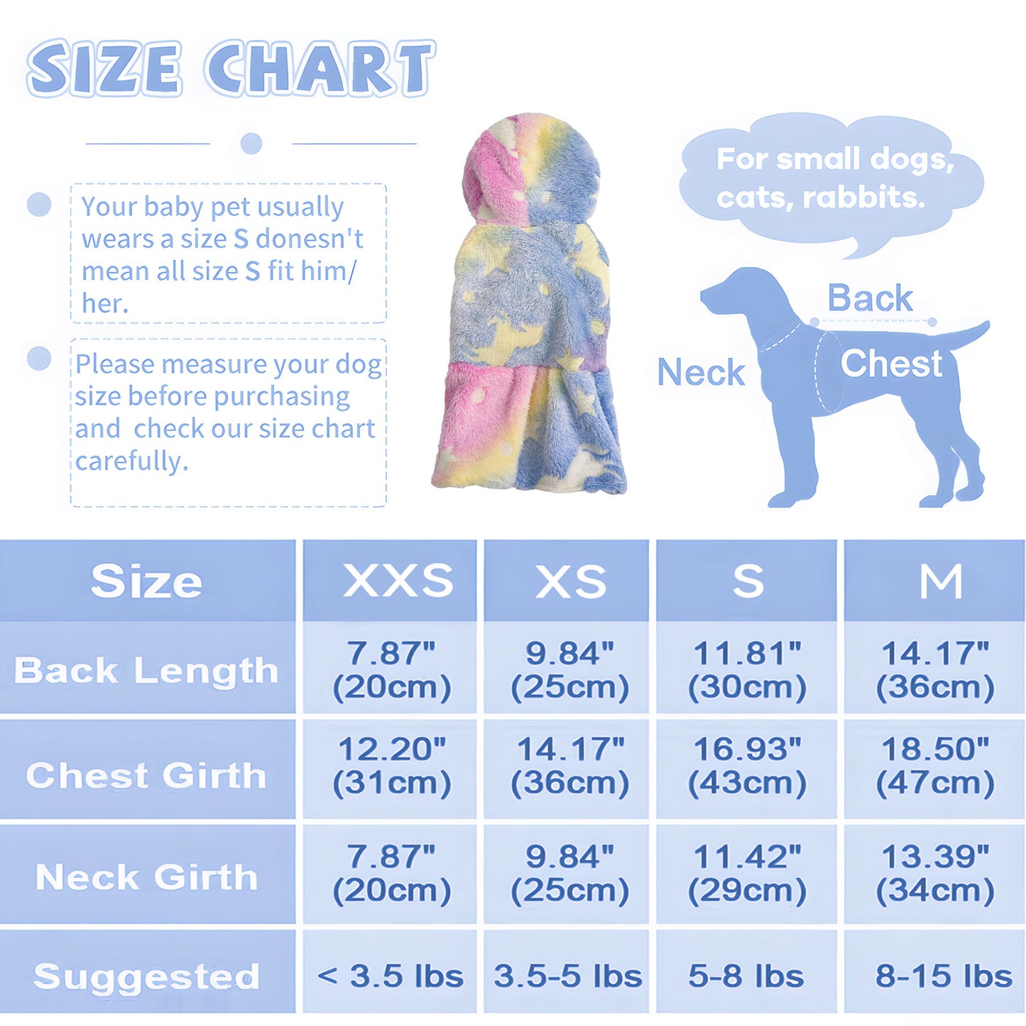 Warm Winter Dog Skirt Soft Velvet Puppy Clothes Reflective Breathable
