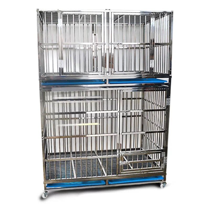 United States WAREHOUSE 7 DAYS to DOOR Metal and Glass Puppy Whelp Ing Box Large Aluminum Dog Elevated Whelp Ing Box with Fence