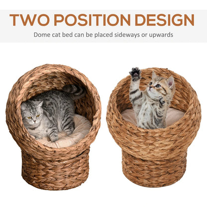 19.75" L X 16.5" W X 23.5" H cat Bed with Upholstered, cat Basket Bed cat House