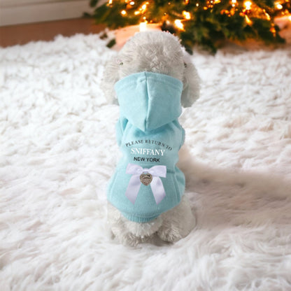 TD Sniffany Classic Style Dog Hoodie Pocket Design for XS S XL XXL Winter and Autumn Seasons Made of Polyester