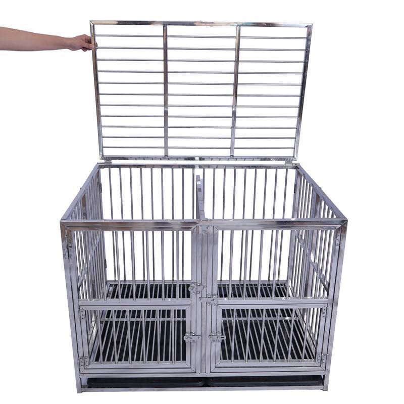 United States WAREHOUSE 7 DAYS to DOOR Metal and Glass Puppy Whelp Ing Box Large Aluminum Dog Elevated Whelp Ing Box with Fence