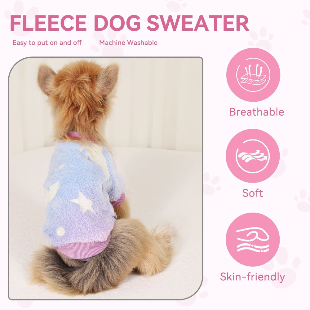 Warm Winter Dog Jumpsuit Soft Velvet Puppy Sweater Reflective Breathable D2008