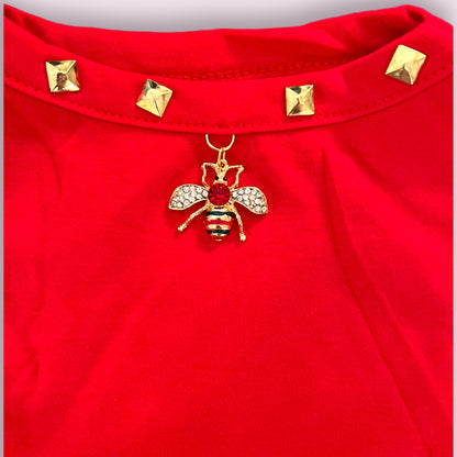 TD Bee Mine Classic Style Dog Sweaters Polyester XS-XXL Summer & Spring Print & Solid & Striped Pet Accessories