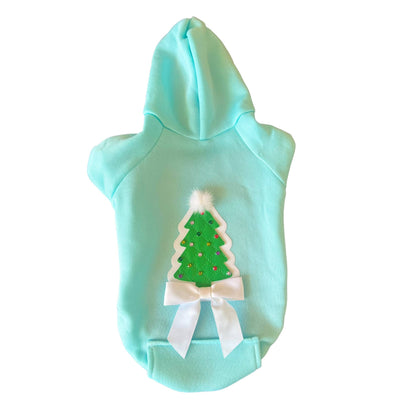 TD Luxury Classic Christmas Tree Quilted Dog Hoodie XS Trench Pet Clothes Breathable Solid Pattern Cat Accessories