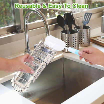 4Pcs Reusable Plastic Humane Live Mouse Trap Safe Rodent Catch Release Cage for Family Children & Pets Easy Setup