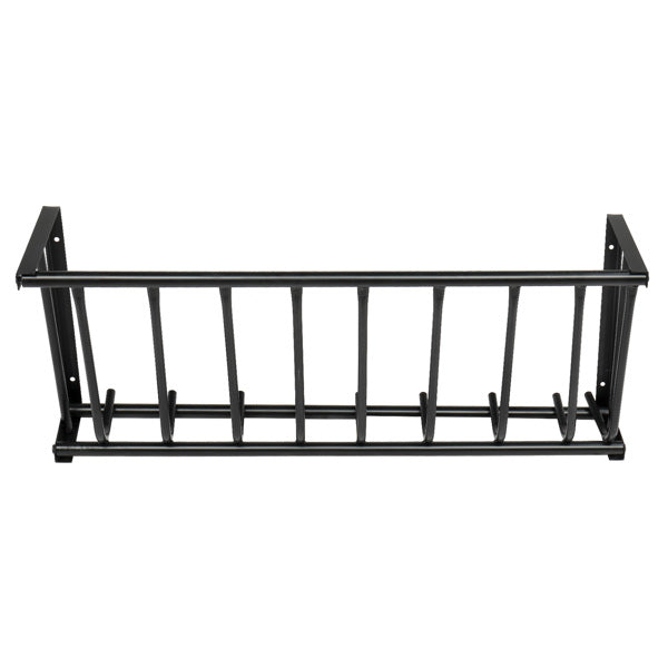 Heavy-Duty Steel Hay Feeder Large Capacity 40.8\" Long Wall Mounted Horse Hay Rack Iron Goat Hay Rack