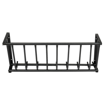 Heavy-Duty Steel Hay Feeder Large Capacity 40.8\" Long Wall Mounted Horse Hay Rack Iron Goat Hay Rack