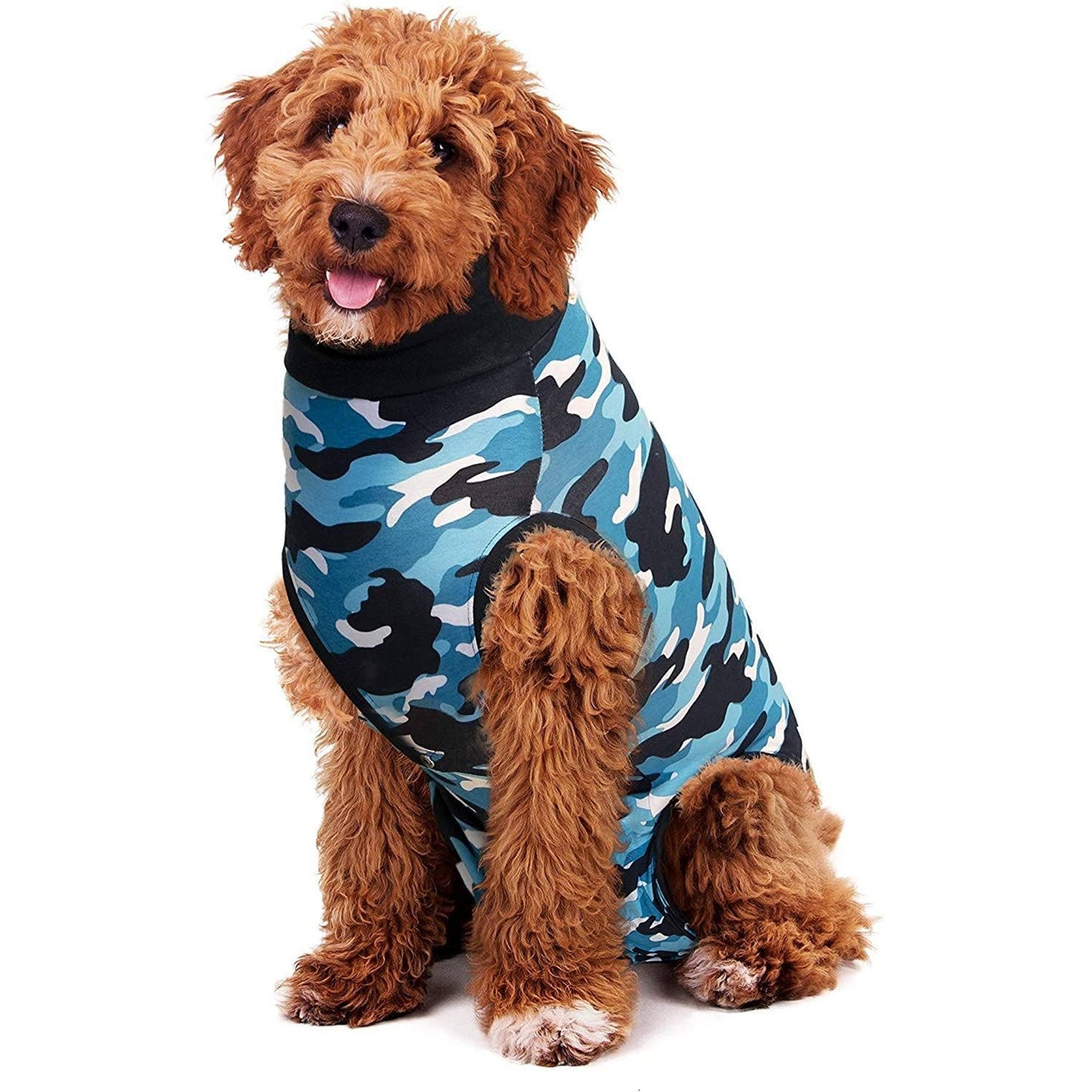TD Classic Style TD Suitical Dog Recovery Suits Breathable Polyester Pet Clothes XS Size Accessory Coat for Cats & Puppies