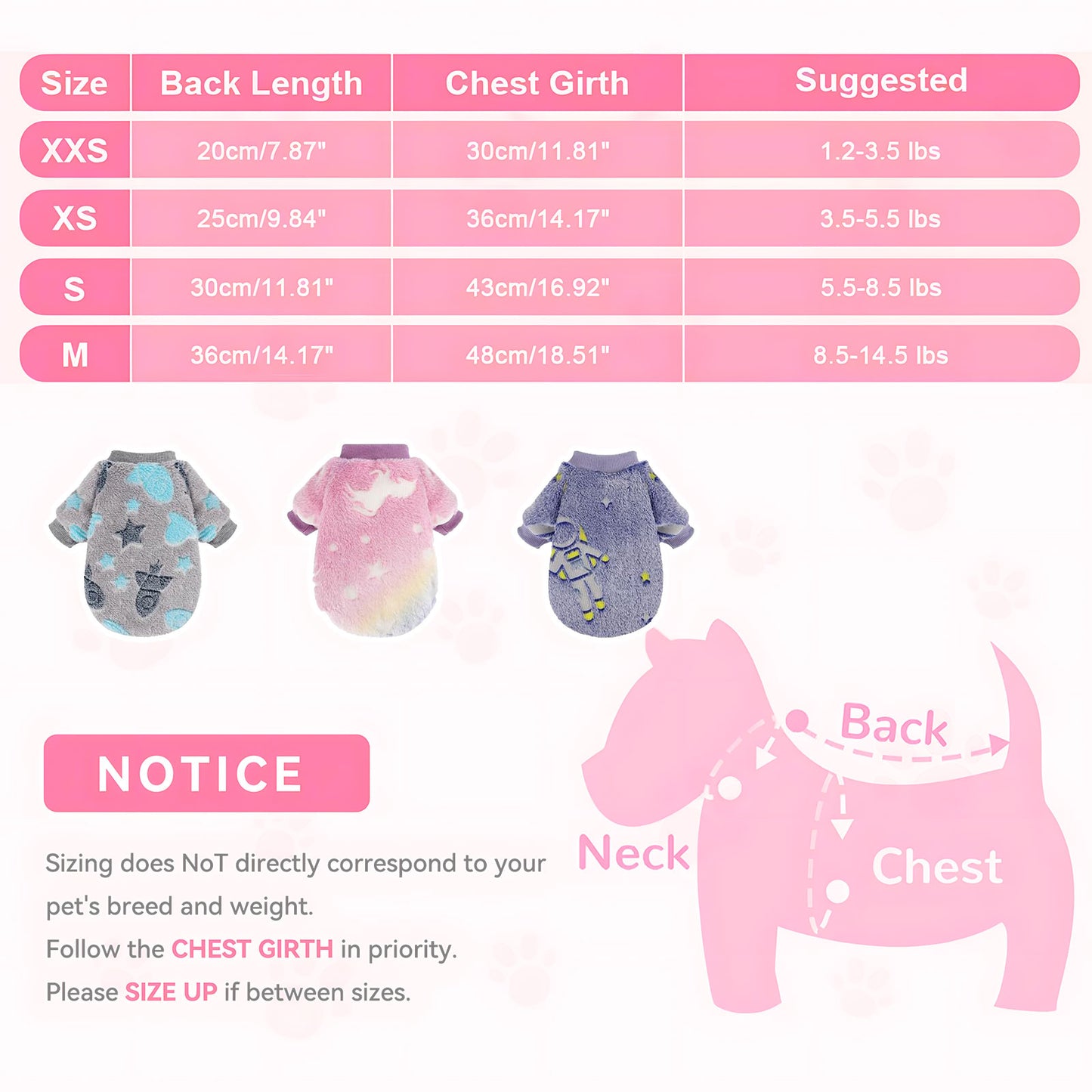 Warm Winter Dog Jumpsuit Soft Velvet Puppy Sweater Reflective Breathable D2008