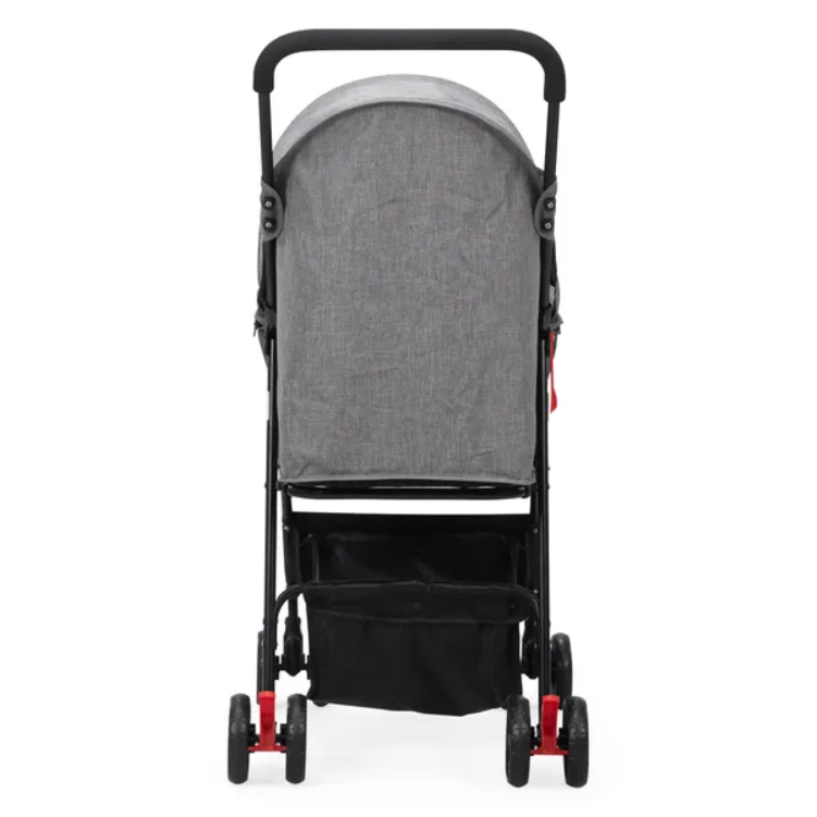 Foldable Small Dog & Cat Stroller with Storage Basket Gray & Black FCJ Pet Carriers for Puppies