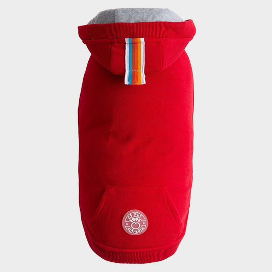 TD GF Luxury Urban Dog Hoodie Elasto-Fit Pet Coat in XL XXL Sizes Winter & Summer Polyester & Cotton Material Solid Pattern
