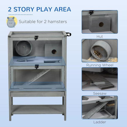 Wooden Hamster Cage Mice Habitat Rat Habitat