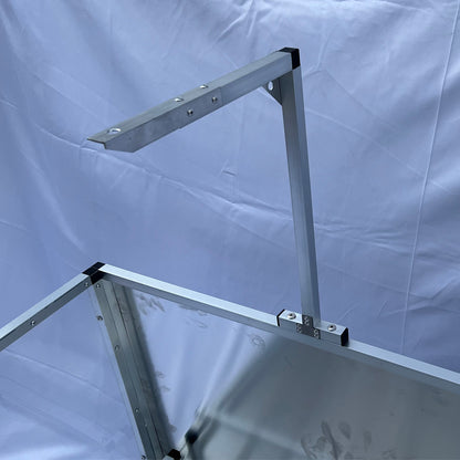 United States WAREHOUSE 7 DAYS to DOOR Metal and Glass Puppy Whelp Ing Box Large Aluminum Dog Elevated Whelp Ing Box with Fence