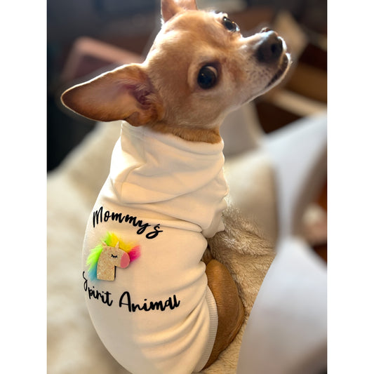 TD Mommy's Spirit Animal Hoodie Stylish Pet Clothes
