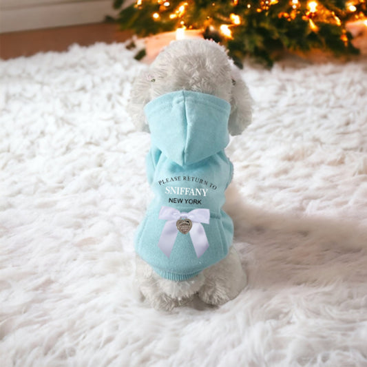TD Sniffany Classic Style Dog Hoodie Pocket Design for XS S XL XXL Winter and Autumn Seasons Made of Polyester