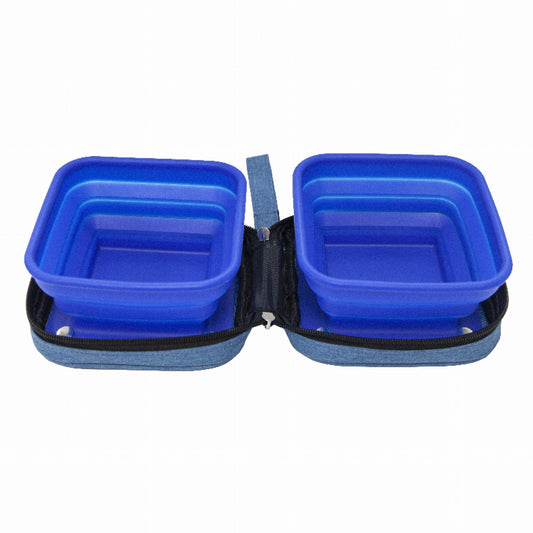 TD Eco-Friendly Collapsible Dog Bowl Travel Silicone Water and Food Bowl for Outdoor Use Cats and Dogs