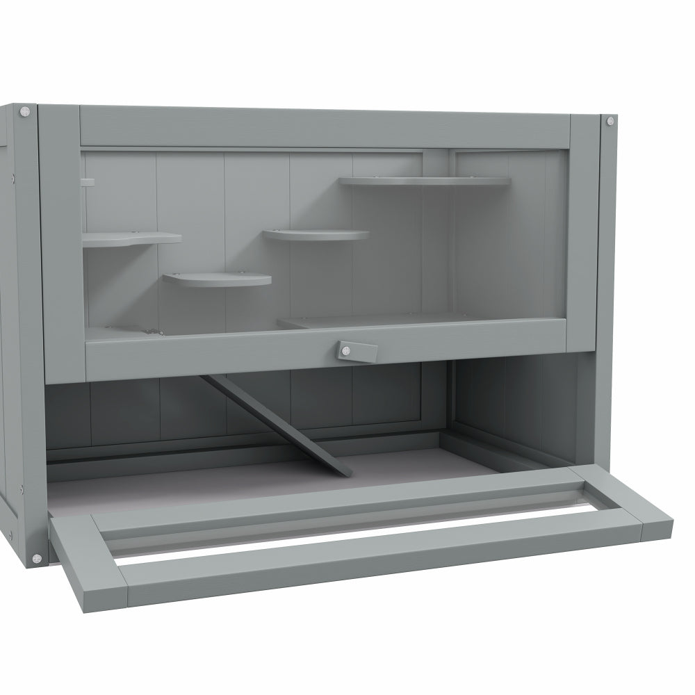 2-Level Hamster Cage Mice and Rat House, Small Animal Habitat for Guinea Pigs, Chinchillas with Openable Top